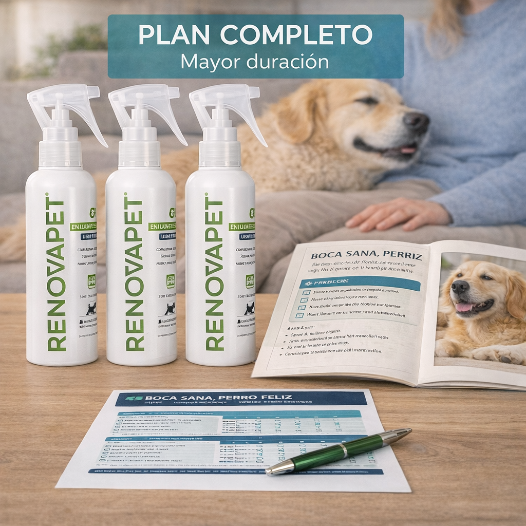 Renovapet – Spray Bucal para Perros | Cuidado Oral en Casa