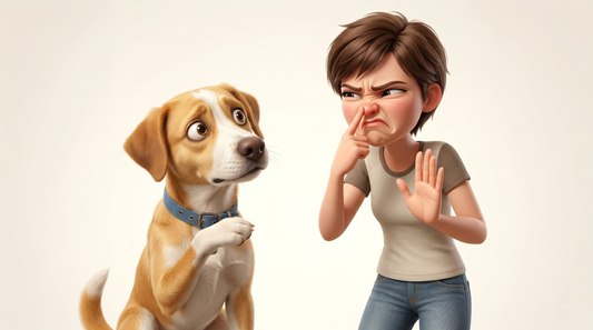 perro con mal aliento dueño reacciona Meloyebo Rocky