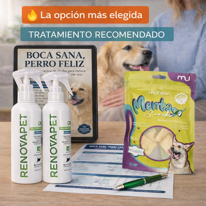 Renovapet – Spray Bucal para Perros | Cuidado Oral en Casa