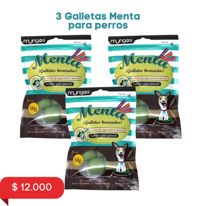 Galletas blandas sabor Menta