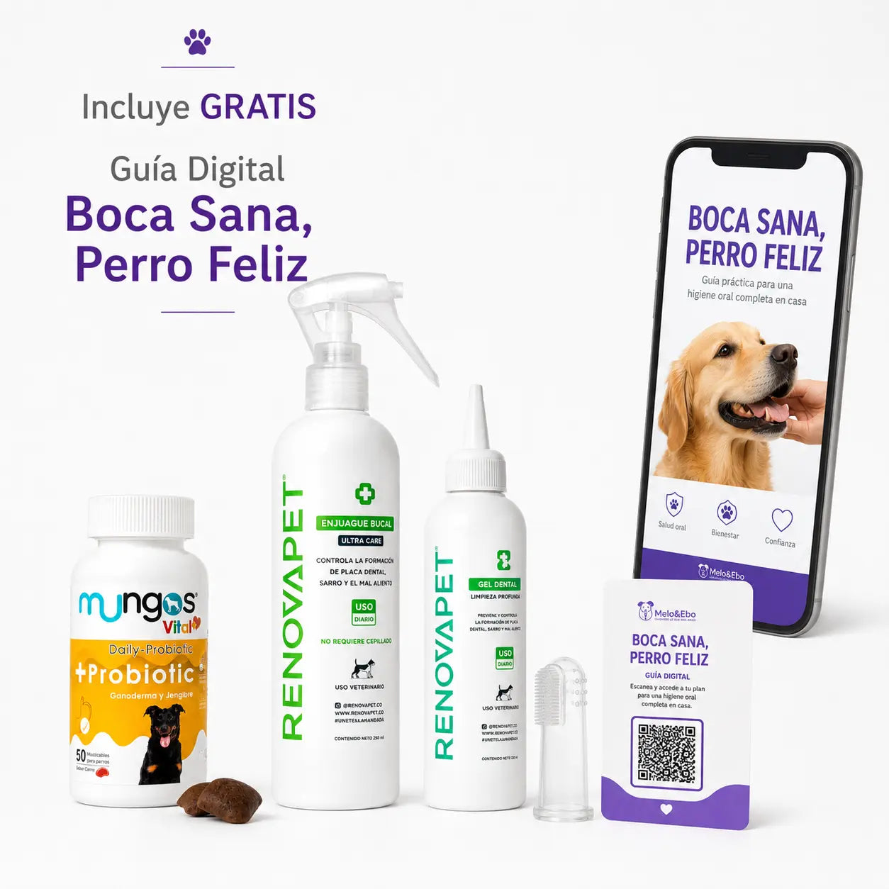 Kit Completo RENOVAPET® para la Salud Oral de Perros