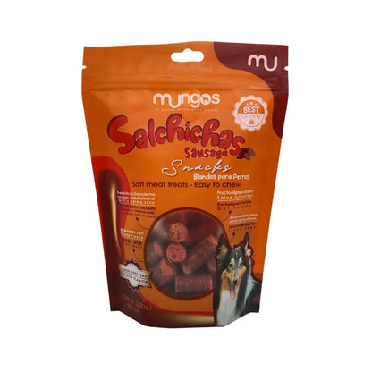 Salchichas blandas para perros con Carne fresca – Mungos Salchichas