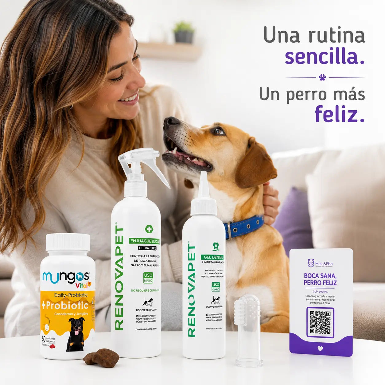 Kit Completo RENOVAPET® para la Salud Oral de Perros